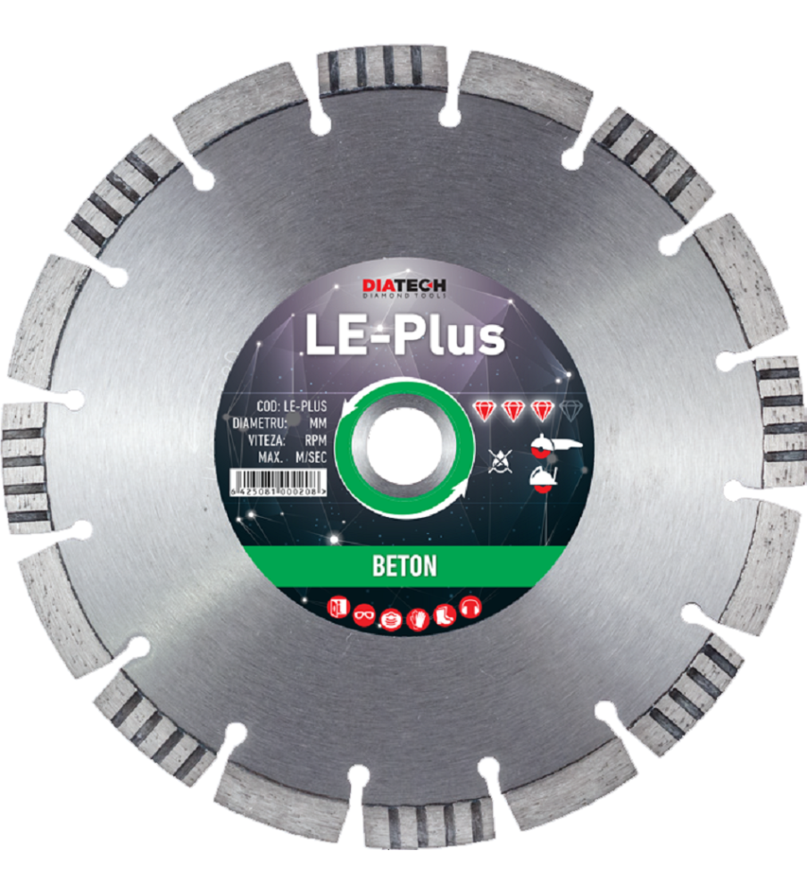 Disc Diamantat Segmentat LE-PLUS 125 DIATECH