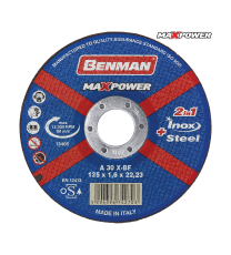 Disc Flex otel&inox 125 mm Maxpower BENMAN